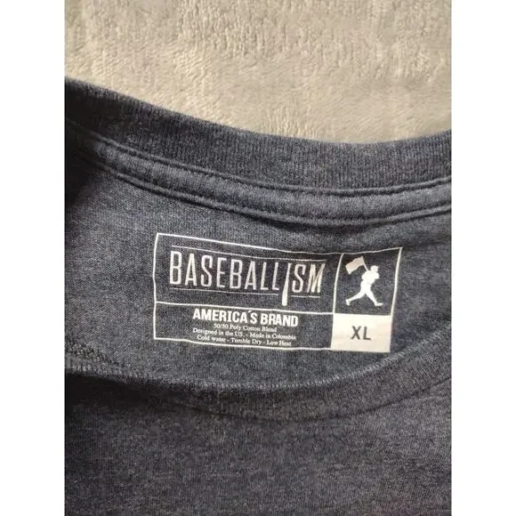 Baseballism T-Shirt Mens XL Major League Wild Thing Navy Blue Baseball Sports - Picture 3 of 8